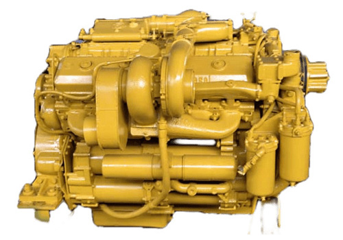 Мощный дизельный двигатель с турбонадувом Komatsu SAA6D125E